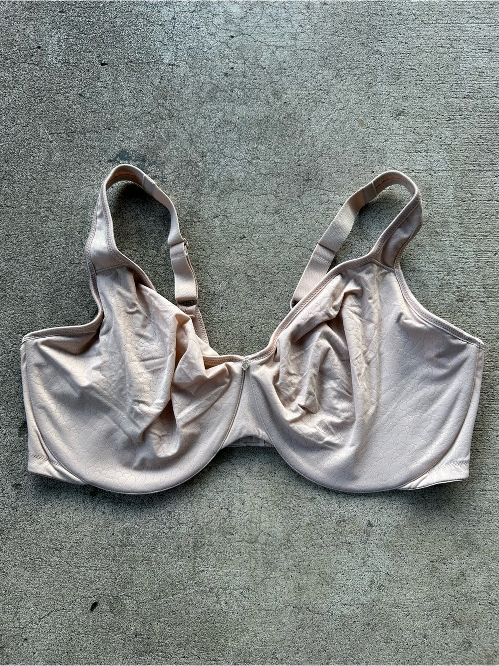 Breezies Floral Jacquard Fitting Adjustable Minimizer Full Coverage Bra